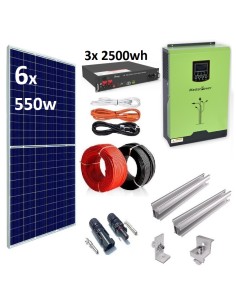 Kit Solar Aislada 5000W 48V...