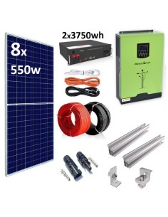 Kit Solar Aislada 5000w 48V...