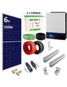 Kit Solar Aislada 3000W 24V...