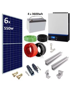 Kit Solar Aislada 3000w 24V...